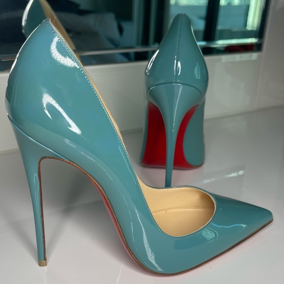 Christian Louboutin | Shoes | Size 4 Light Blue So Kate  display picture 1